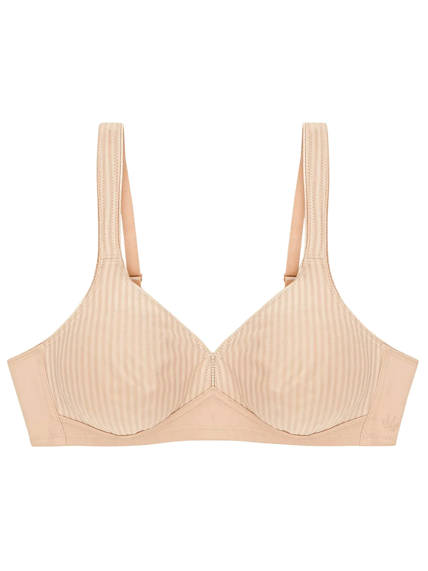 TRIUMPH | BH ohne Bügel Soft & Cotton Weiss | beige